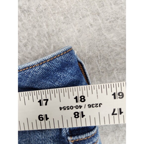 American Eagle Jeans Womens SZ  16 Blue Favorite Boyfriend Super Stretch Bootcut - Picture 12 of 14